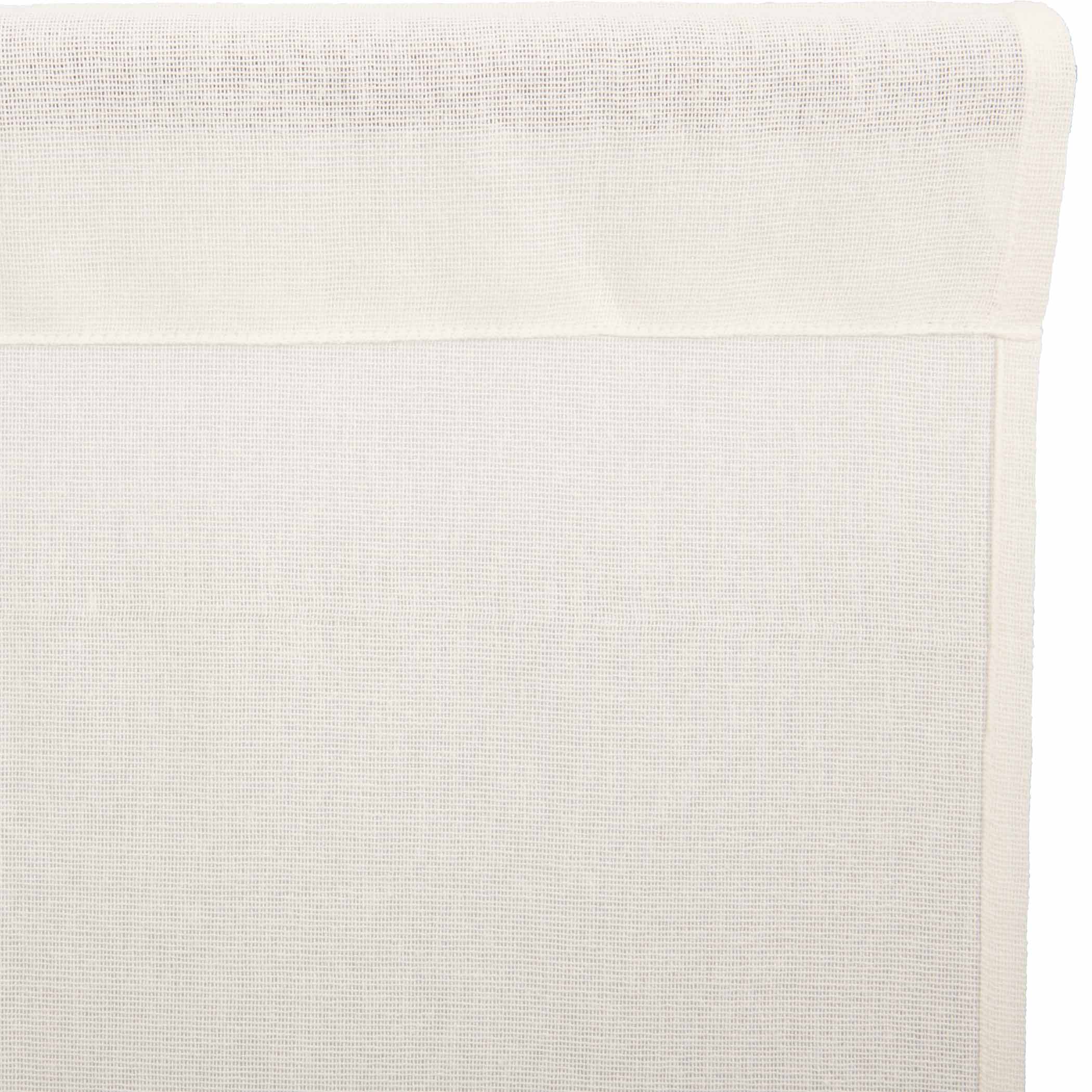 Tobacco Cloth Antique White Tier Fringed Set of 2 L24xW36