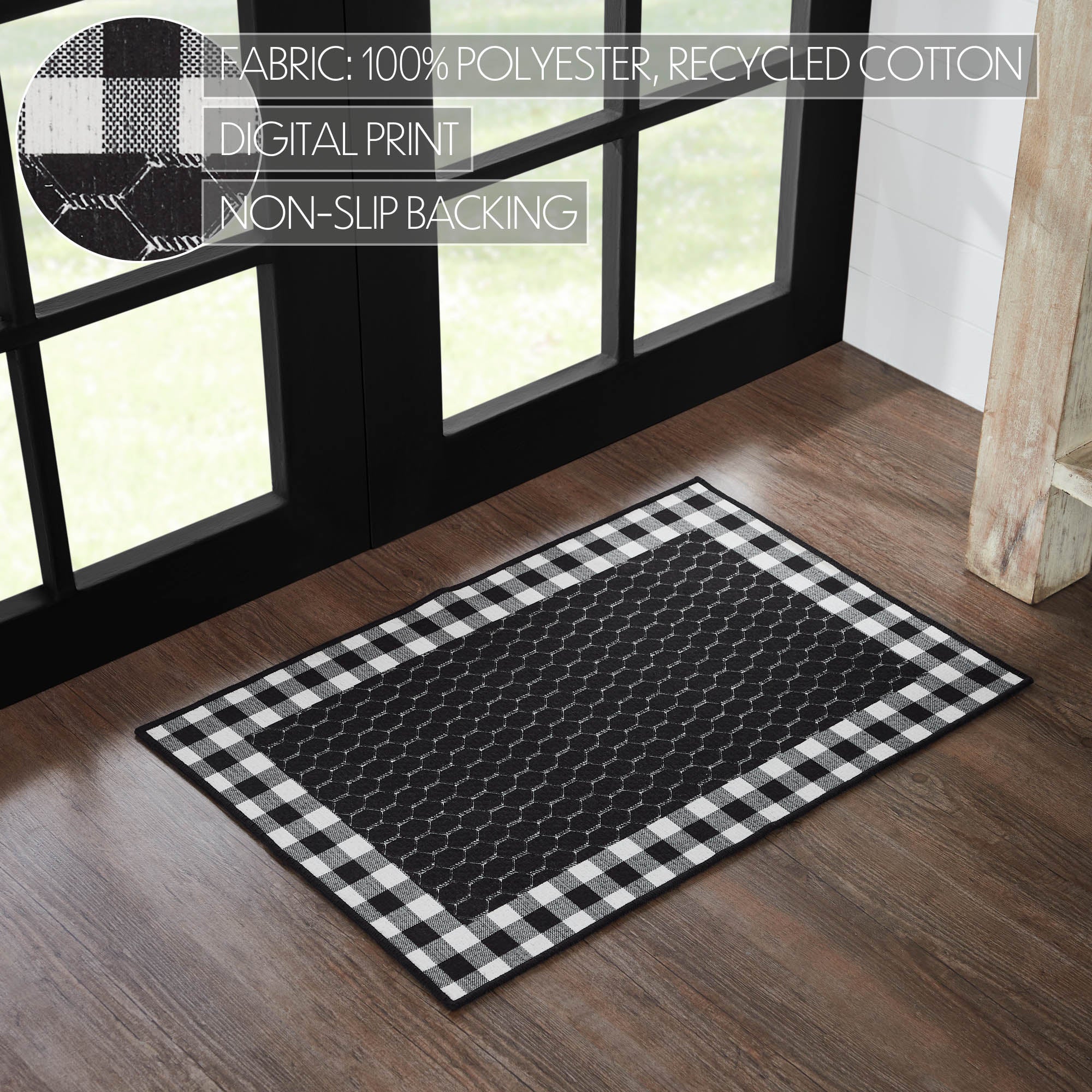 Down Home Polyester Rug Rect 20x30