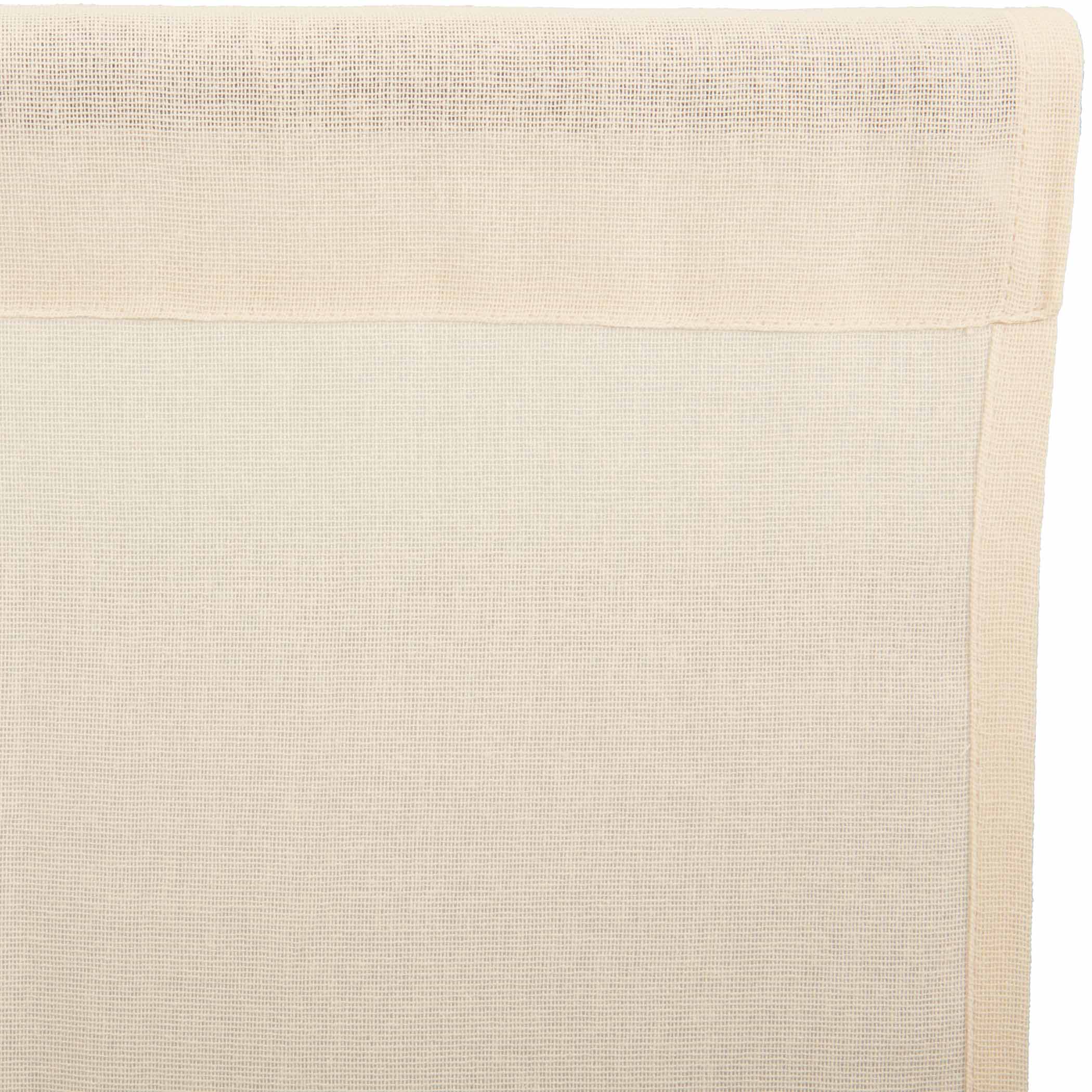 Tobacco Cloth Natural Prairie Long Panel Fringed Set of 2 84x36x18