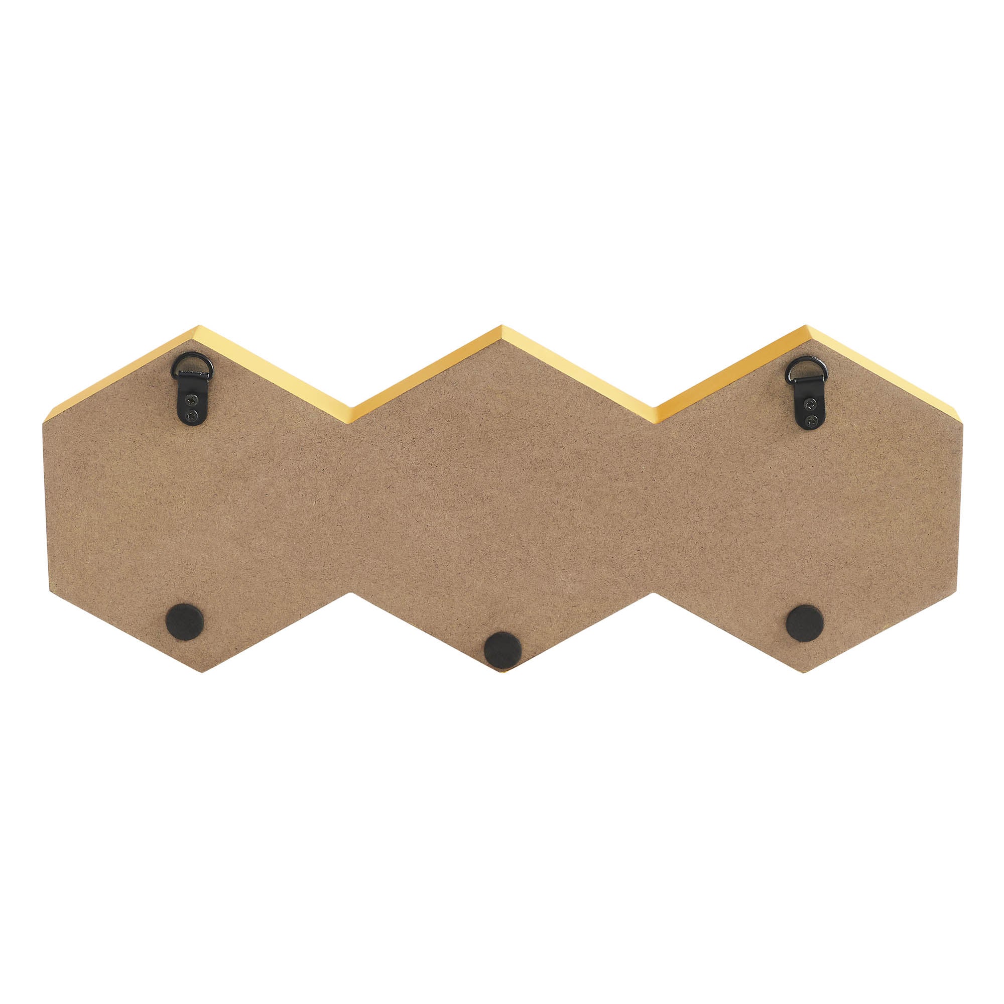 Buzzy Bees Be Grateful for Every Moment Hexagons Wall Sign 5.8x15x1