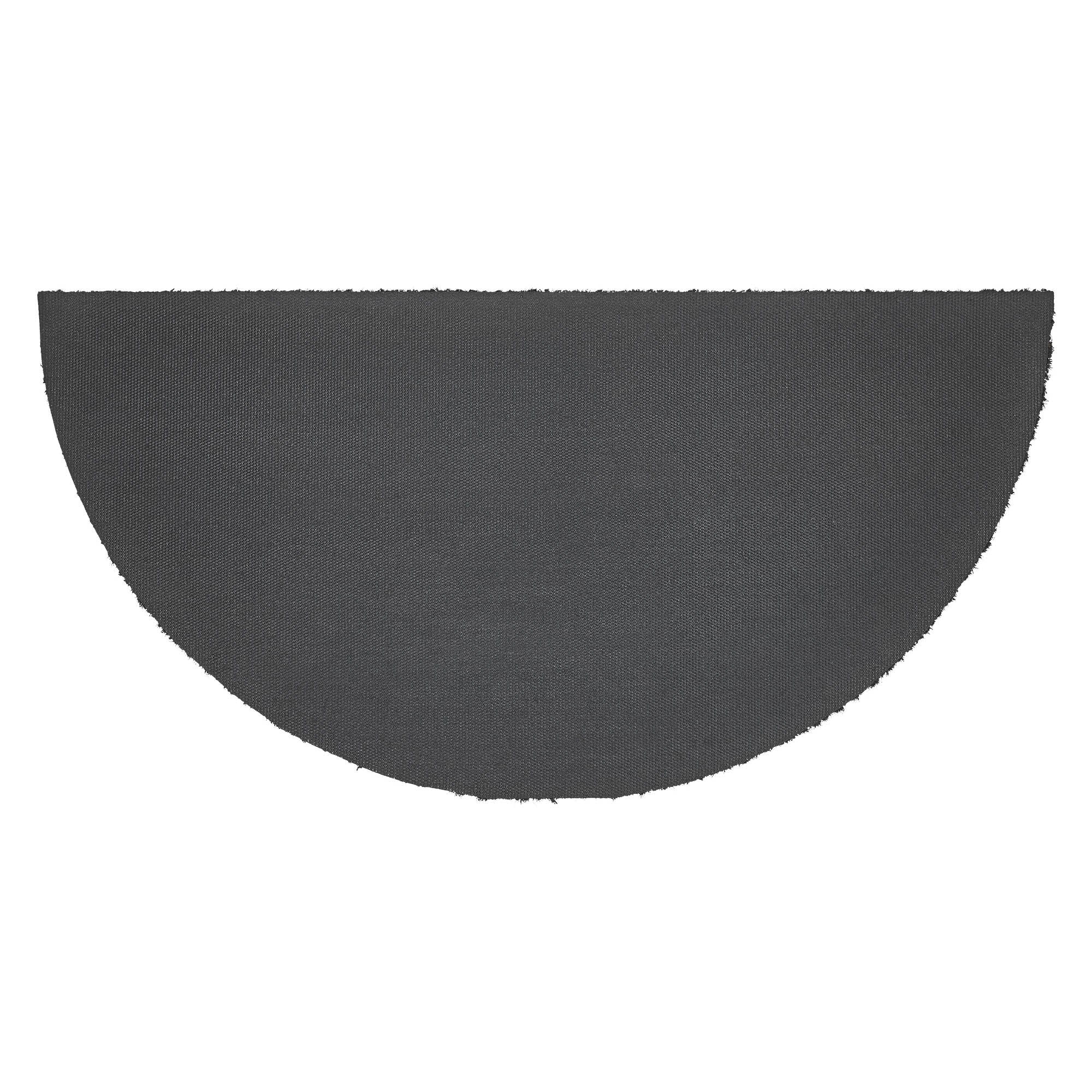 Woof Welcome Coir Rug Half Circle 16.5x33