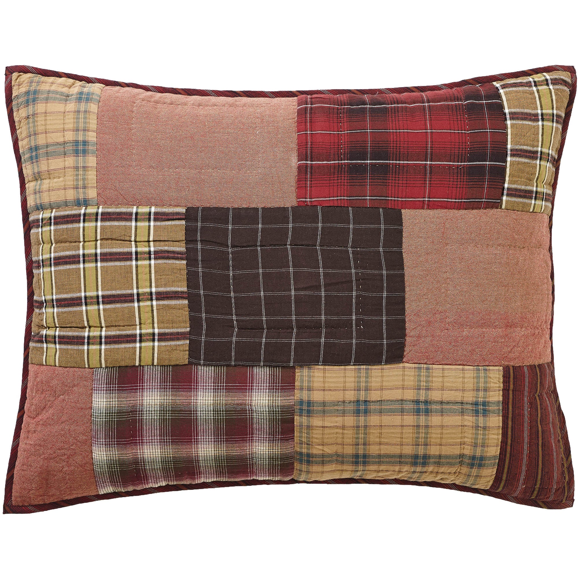 Wyatt Queen Quilt Set; 1-Quilt 90Wx90L w/2 Shams 21x27 5pc Bundle (Quilt-Shams, Euro Shams)