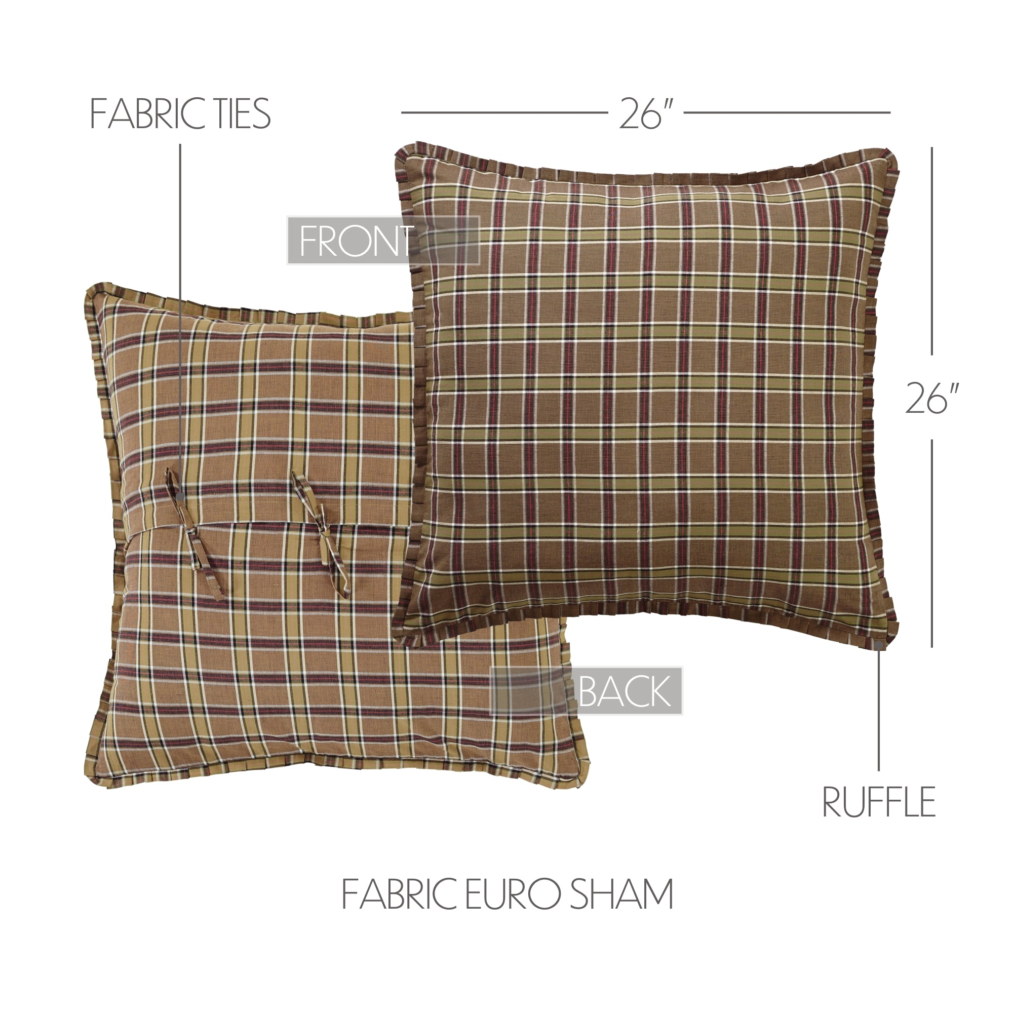 Wyatt Queen Quilt 90Wx90L 3pc Bundle (Quilt, Euro Shams)