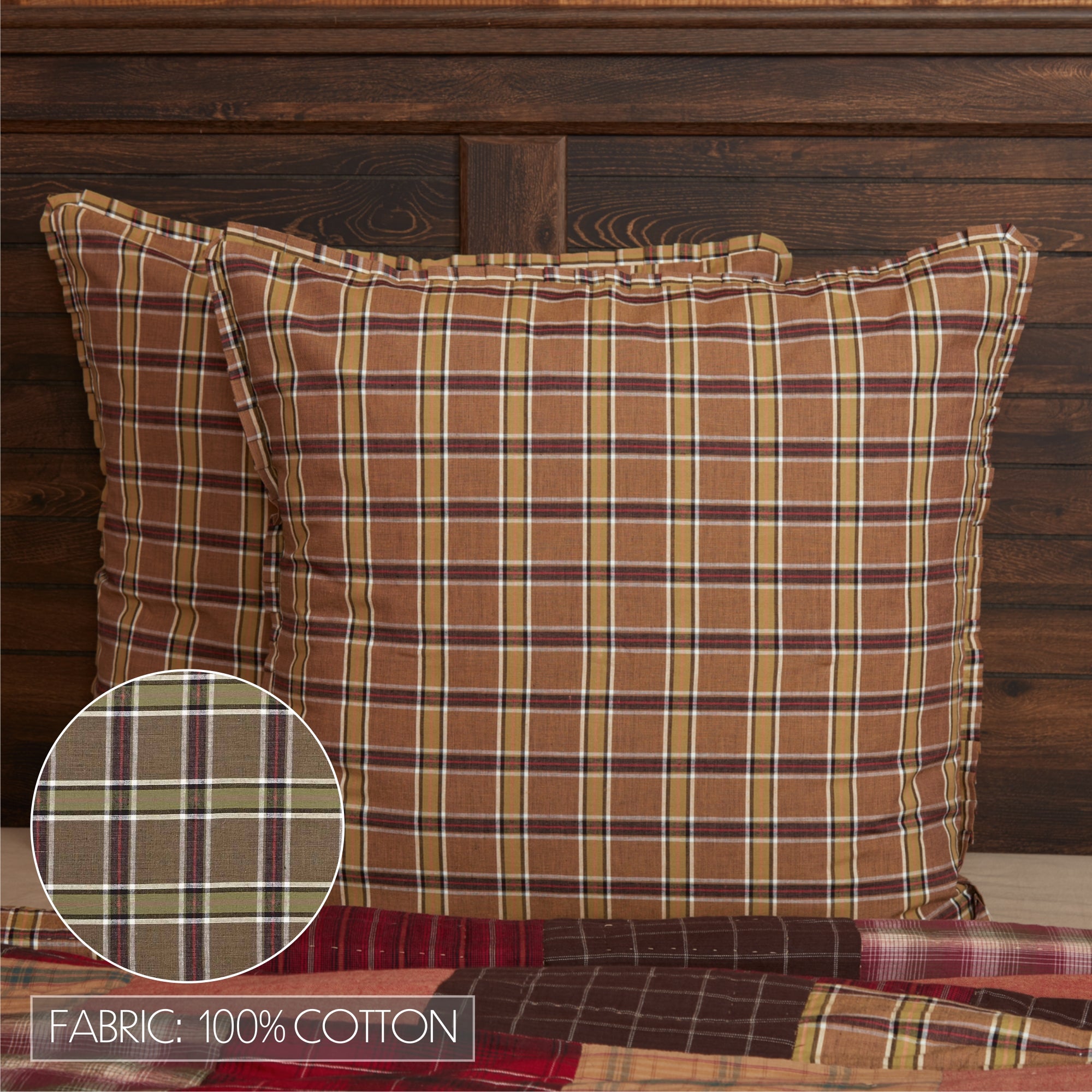 Wyatt Queen Quilt 90Wx90L 3pc Bundle (Quilt, Euro Shams)