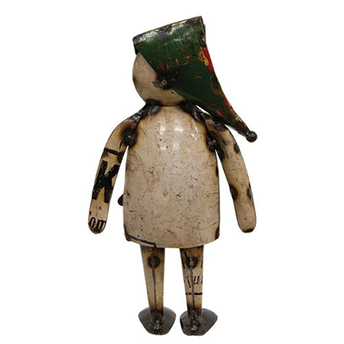 Vintage Metal Standing Anna Snowgirl