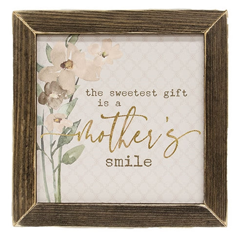 Sweetest Gift & Flowers Framed Print