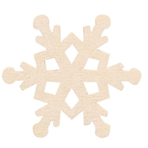 Festive Winter Snowflake Bowl Filler - 1.5"