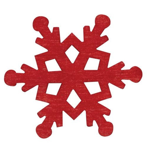 Festive Winter Snowflake Bowl Filler - 1.5"