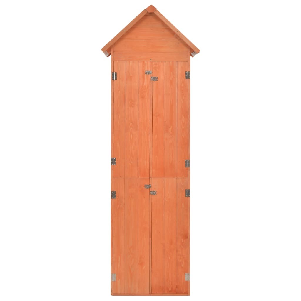 Garden Storage Shed Brown Wood 28.0 x 23.6 x 83.9 in