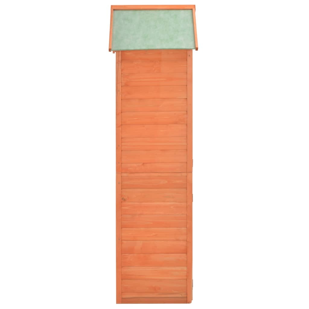Garden Storage Shed Brown Wood 28.0 x 23.6 x 83.9 in