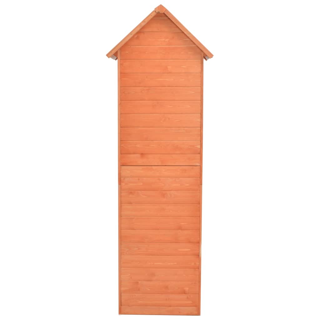 Garden Storage Shed Brown Wood 28.0 x 23.6 x 83.9 in