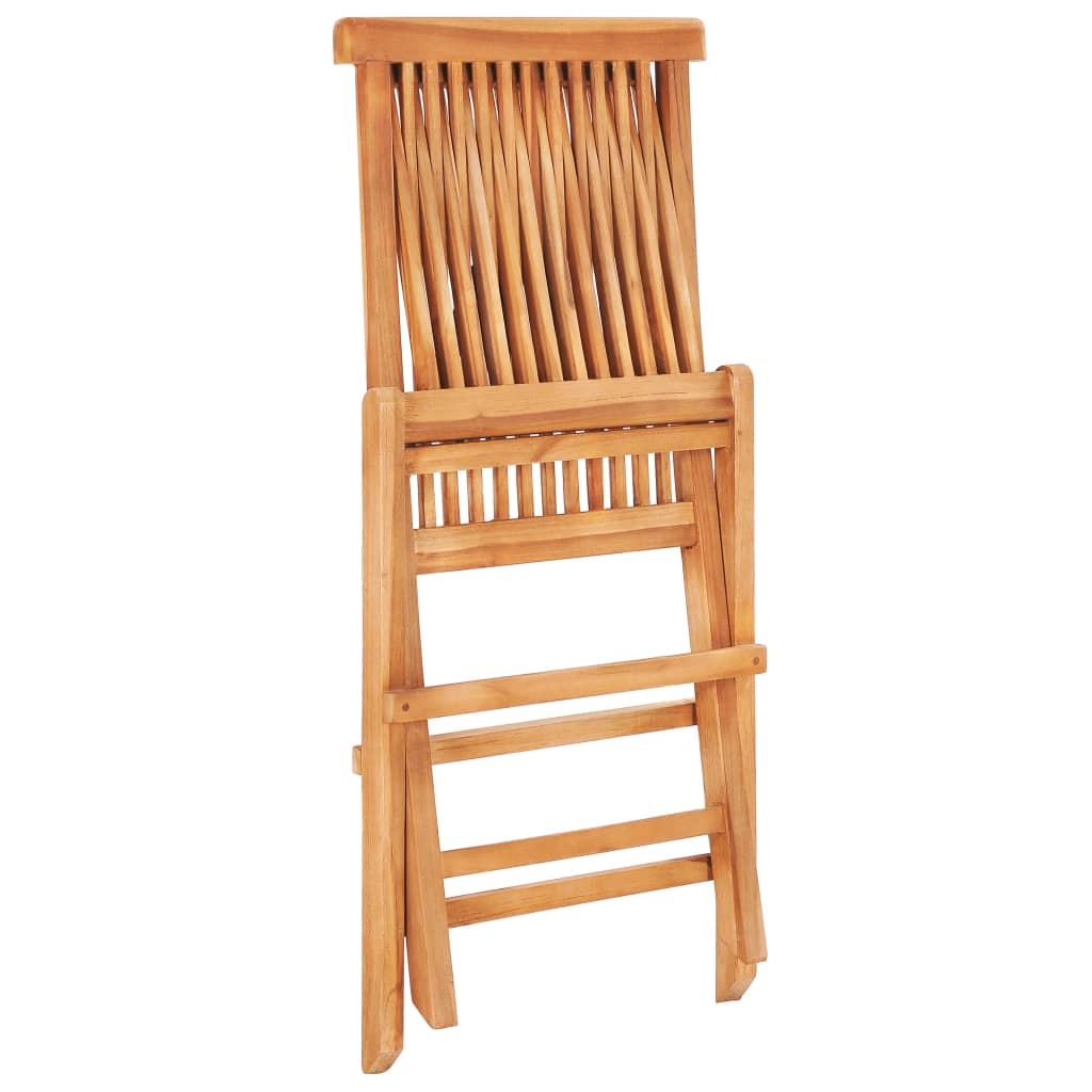 Bistro Set Set of 3 Taupe Fine sanded teak hardwood, 100% polyester