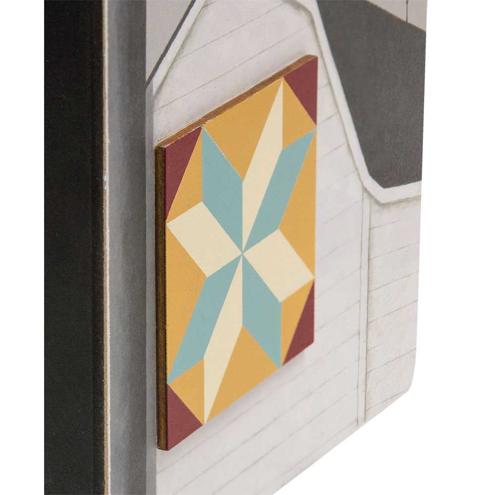 Faith, Family, Farming Quilt Star Box Sign  (3 Count Assortment)