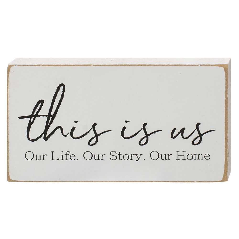 Faith Over Fear Rectangular Block  (3 Count Assortment)