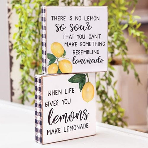 Lemonade Square Block  (2 Count Assortment)