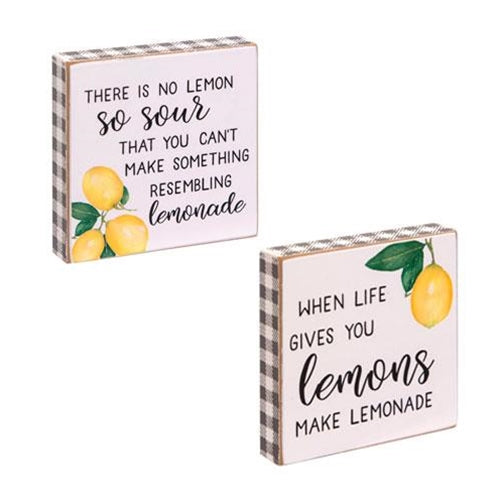 Lemonade Square Block  (2 Count Assortment)