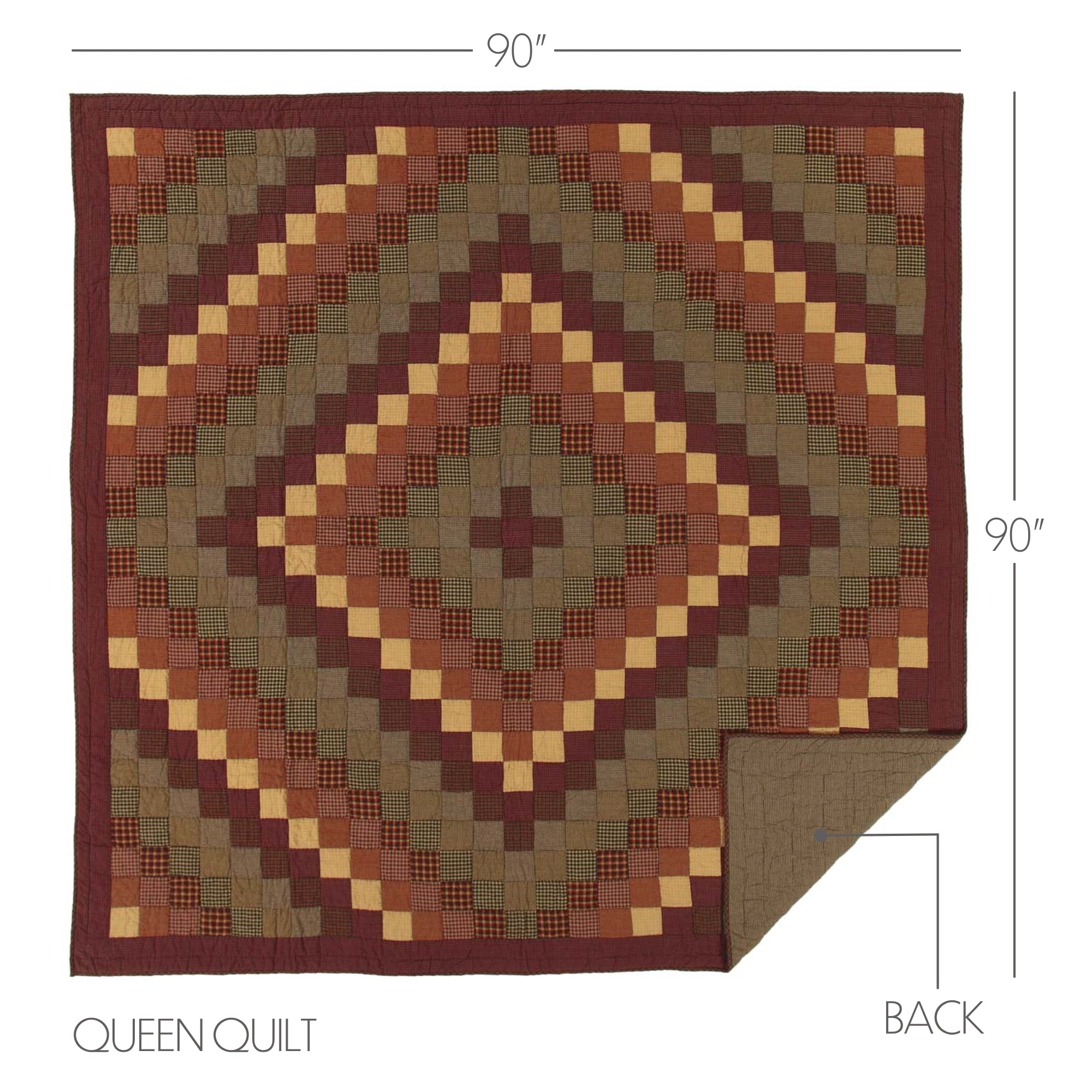 Heritage Farms Queen Quilt 90Wx90L