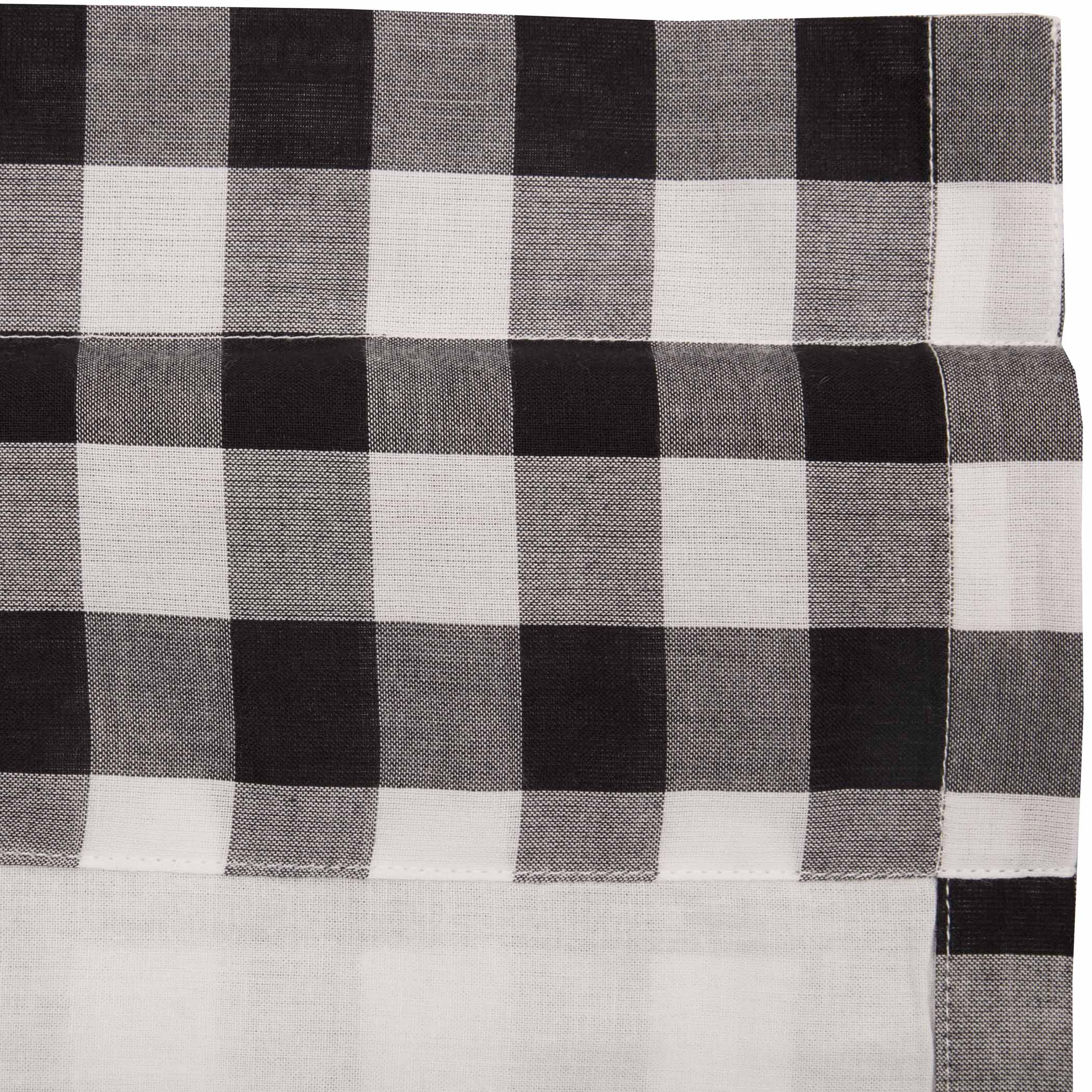 Annie Buffalo Black Check Prairie Long Panel Set of 2 84x36x18