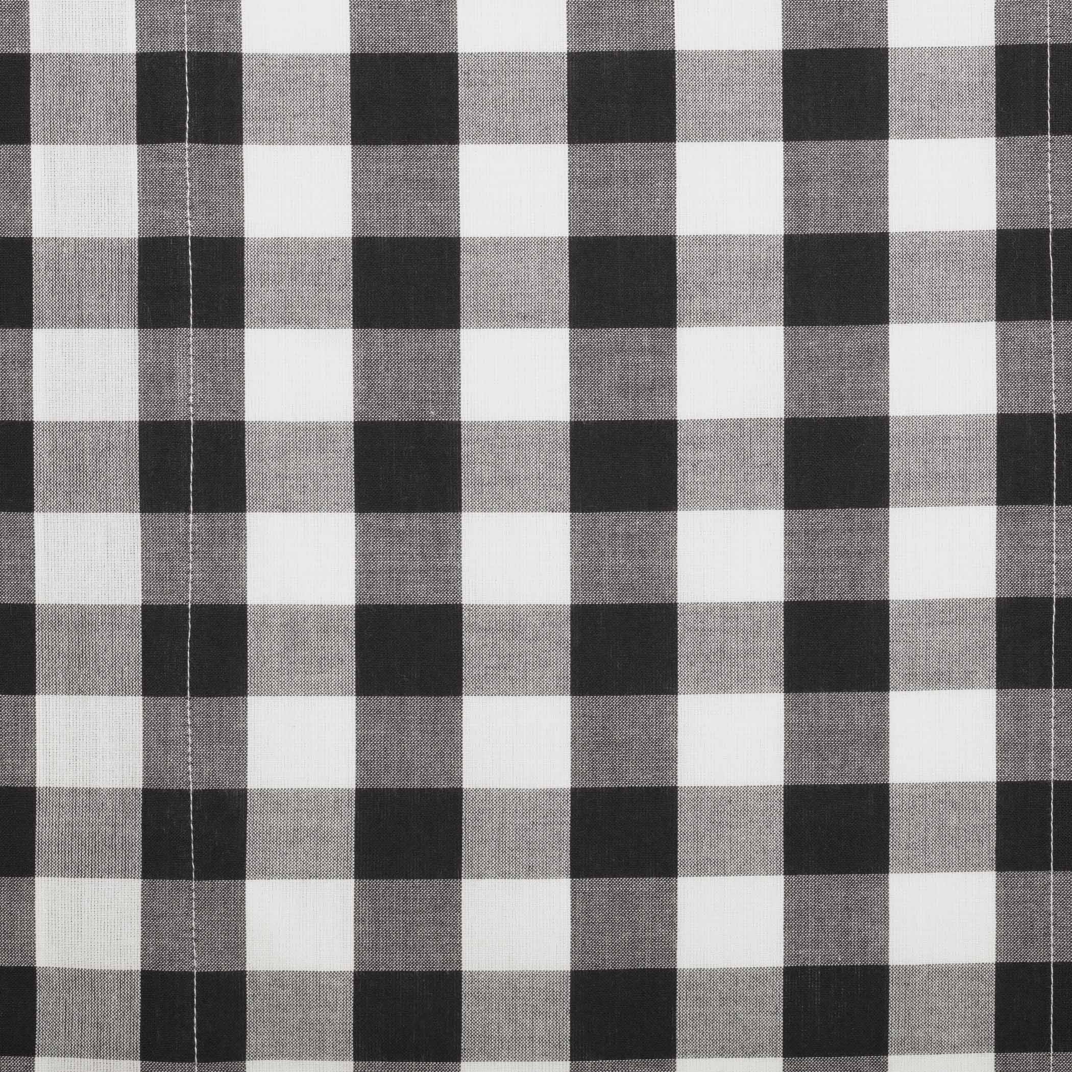 Annie Buffalo Black Check Prairie Long Panel Set of 2 84x36x18