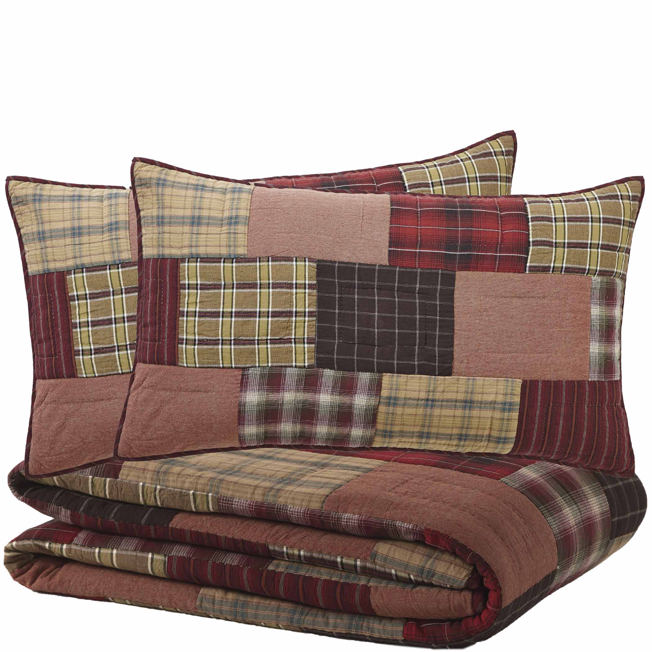 Wyatt King Quilt Set; 1-Quilt 105Wx95L w/2 Shams 21x37