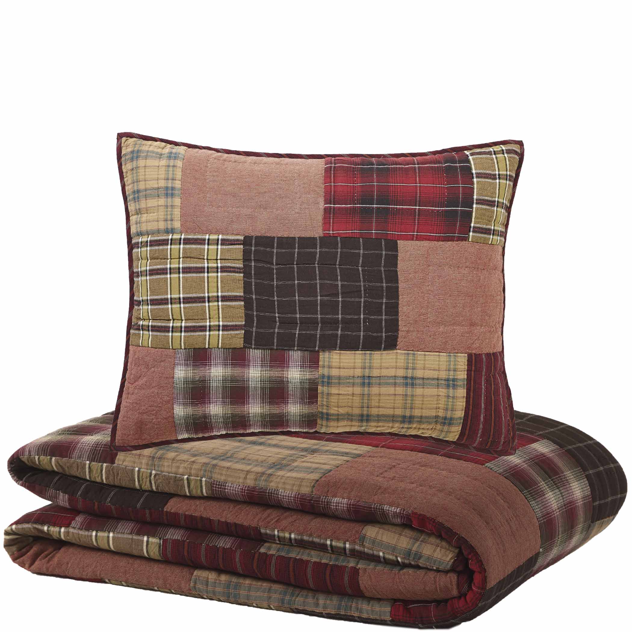 Wyatt Twin Quilt Set; 1-Quilt 68Wx86L w/1 Sham 21x27