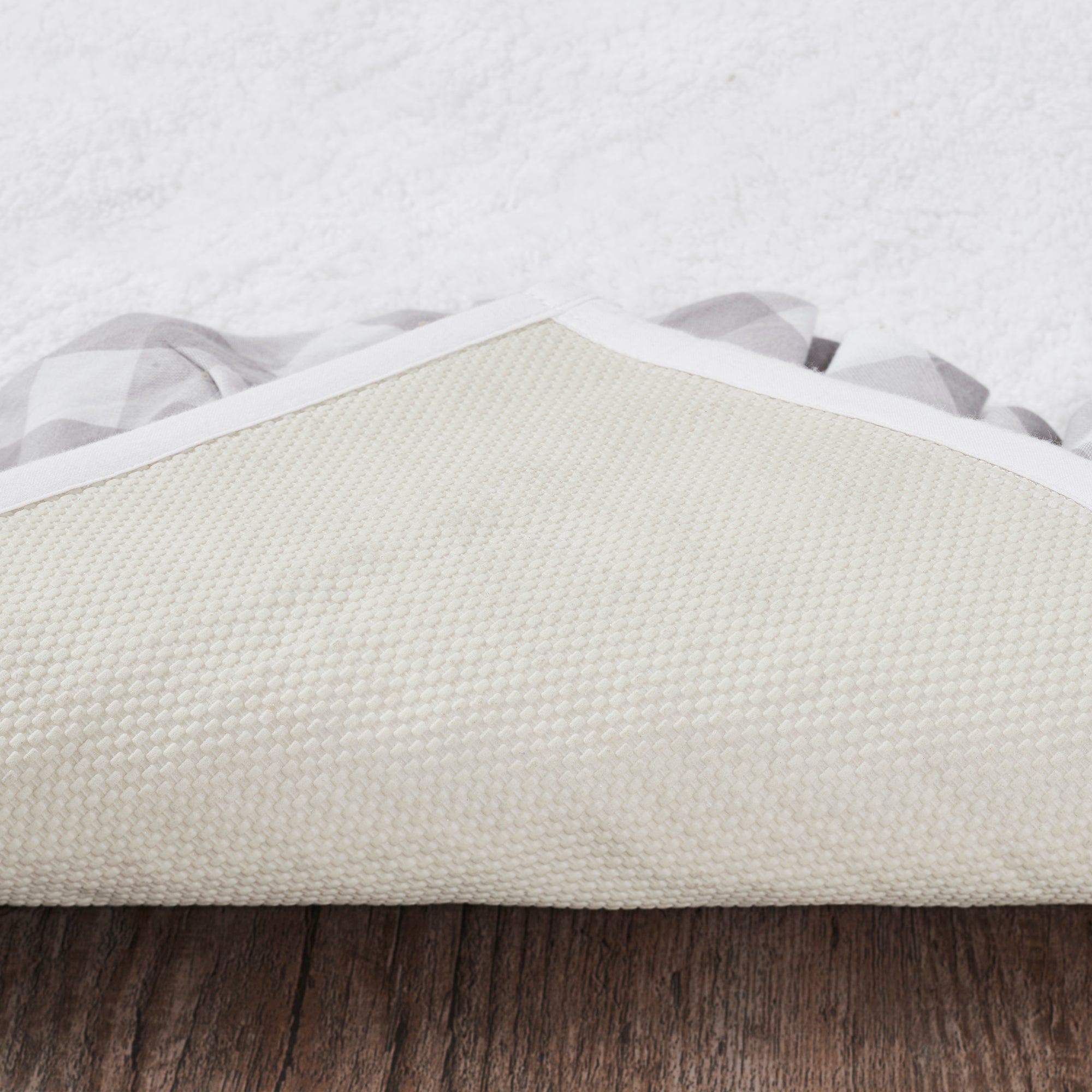 Annie Buffalo Grey Check Bathmat 20x30