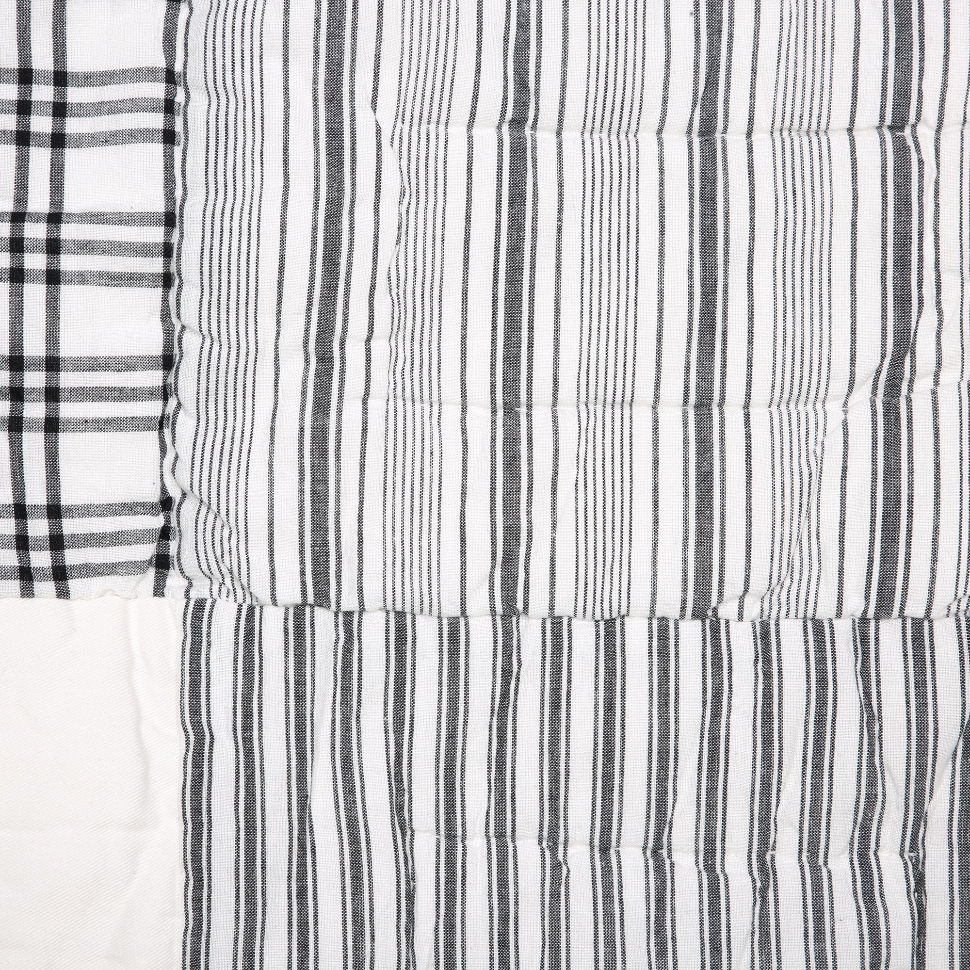 Sawyer Mill Black Block Throw 50x60