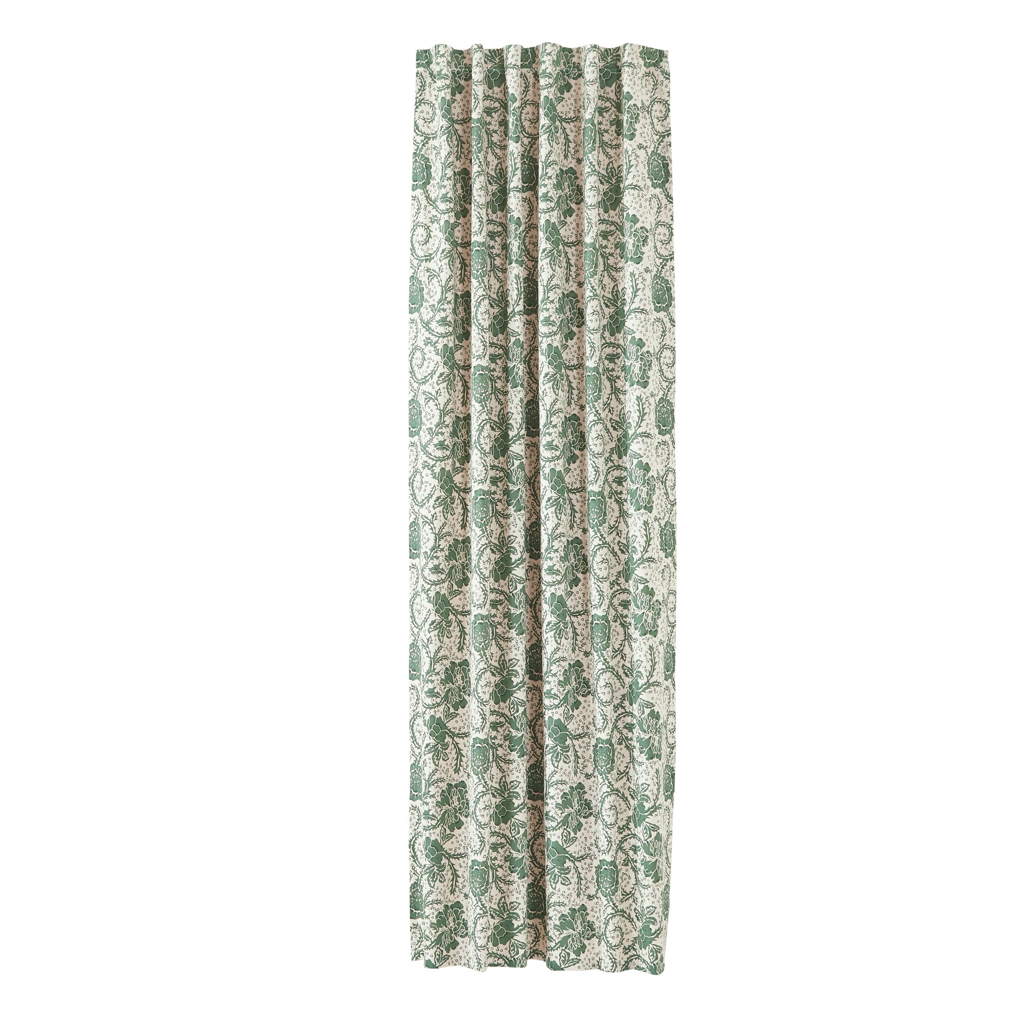Dorset Green Floral Panel 96x50