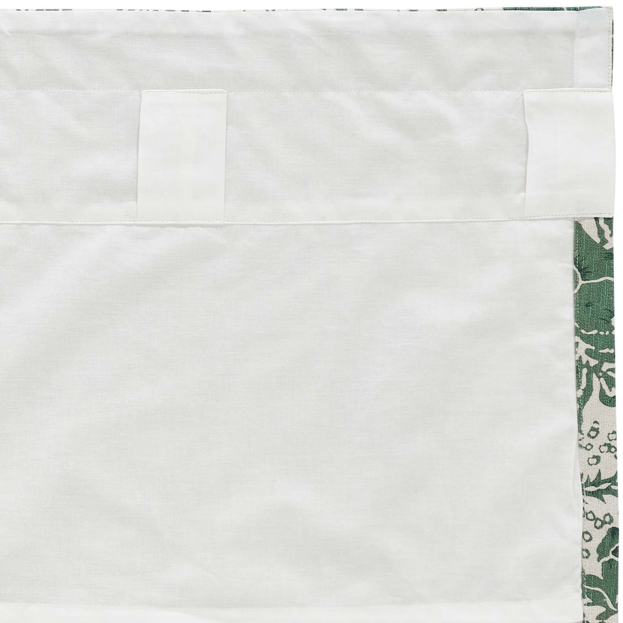 Dorset Green Floral Prairie Swag Set of 2 36x36x18