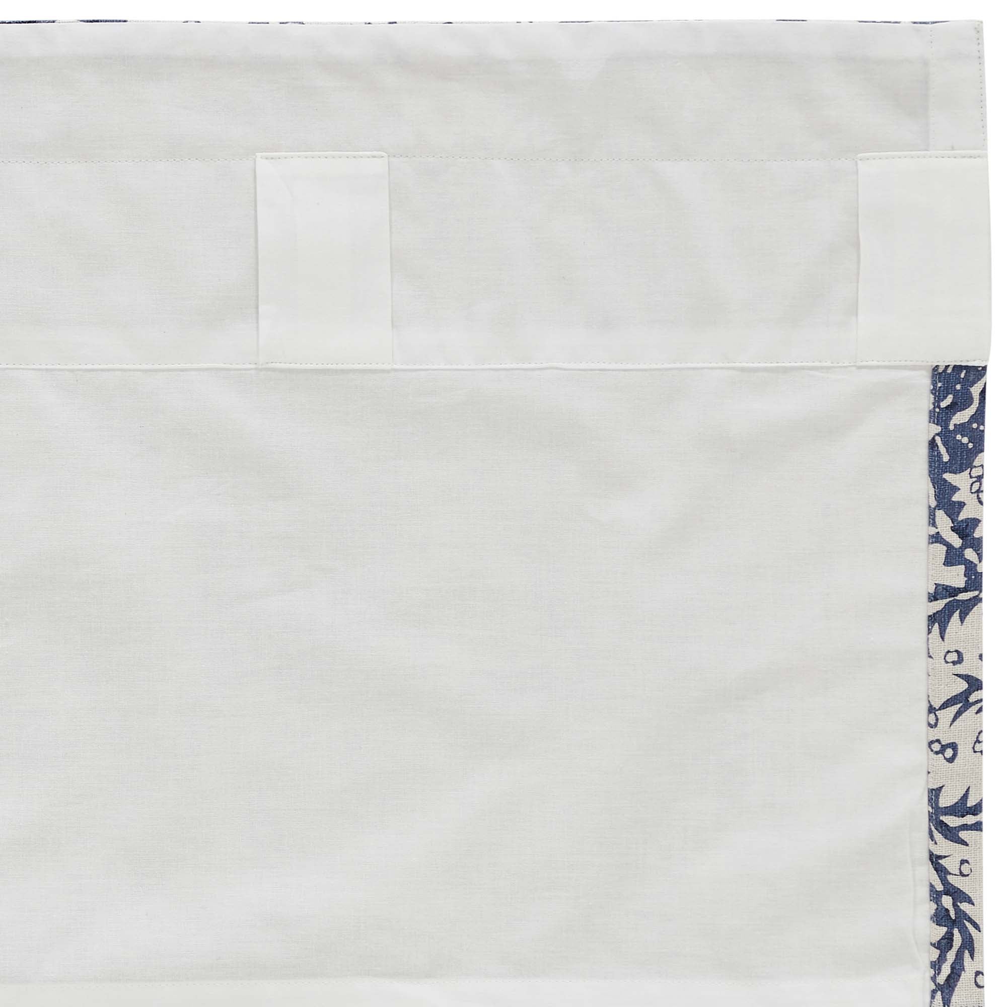 Dorset Navy Floral Prairie Swag Set of 2 36x36x18