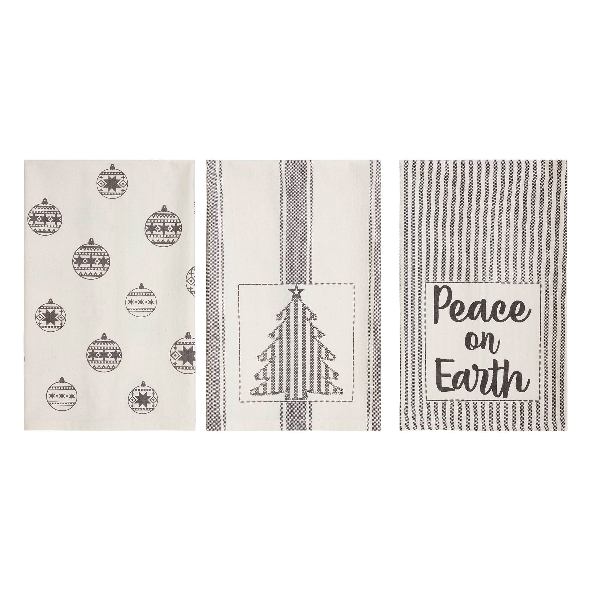 Grace Peace on Earth Tea Towel Set of 3 19x28