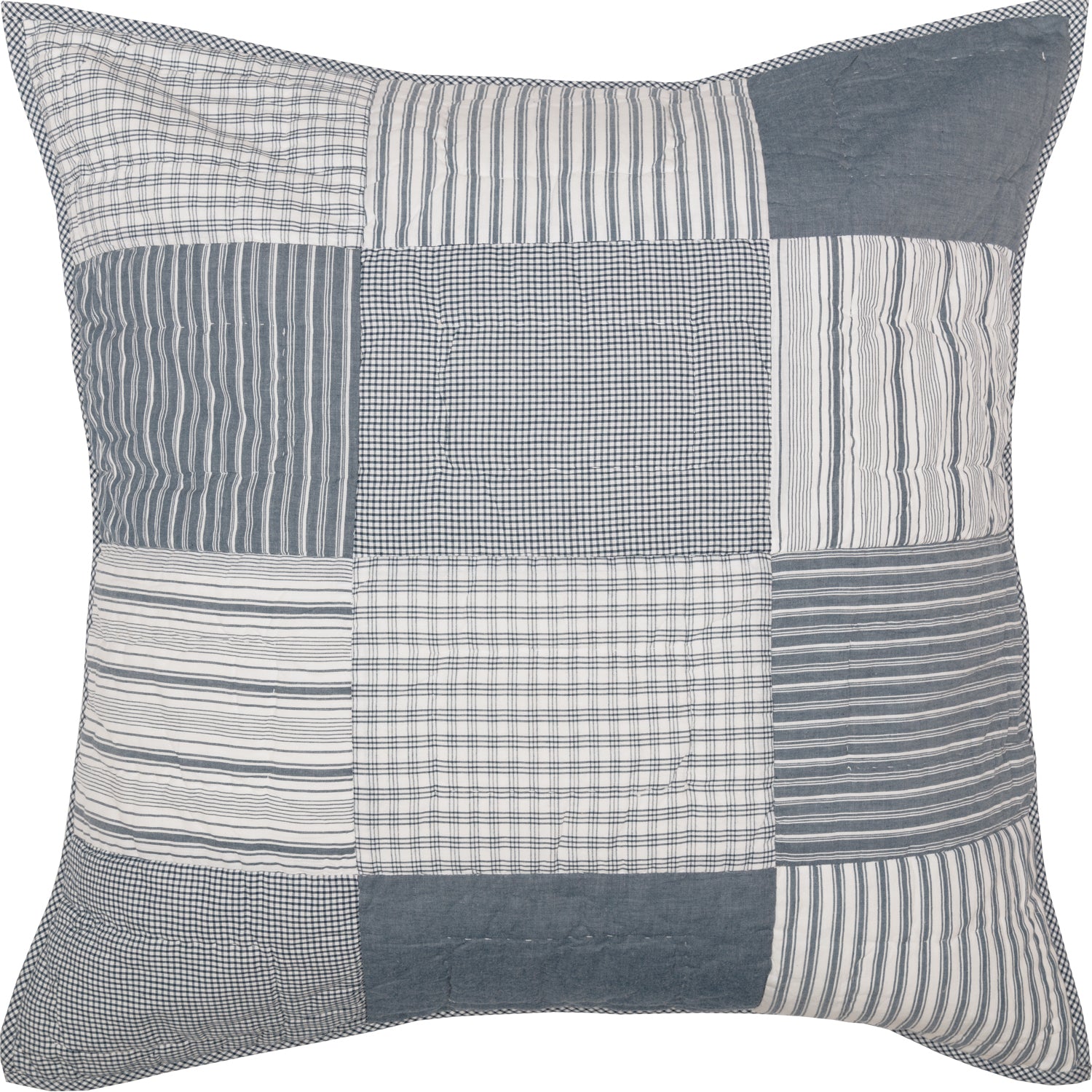 Sawyer Mill Blue Quilted Euro Sham 26x26