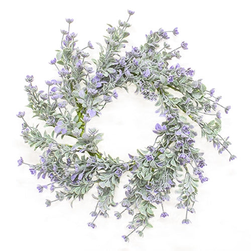 Dusk Lavender Buds Candle Ring - 6.5"