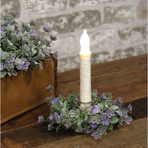 Dusk Lavender Buds Candle Ring - 2.5"