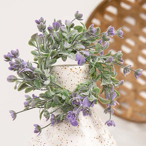 Dusk Lavender Buds Candle Ring - 2.5"