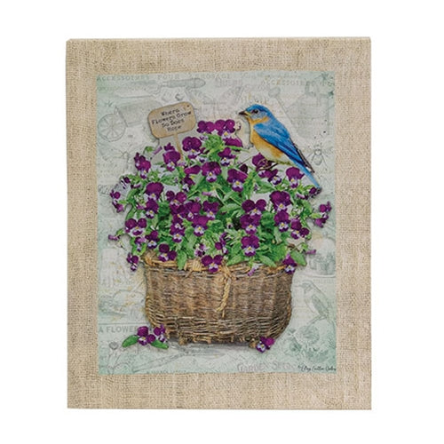 Birds & Blooms Layered Canvas Print  (3 Count Assortment)