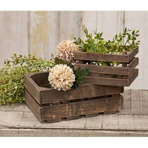 Medium Wooden Vegetable Crate