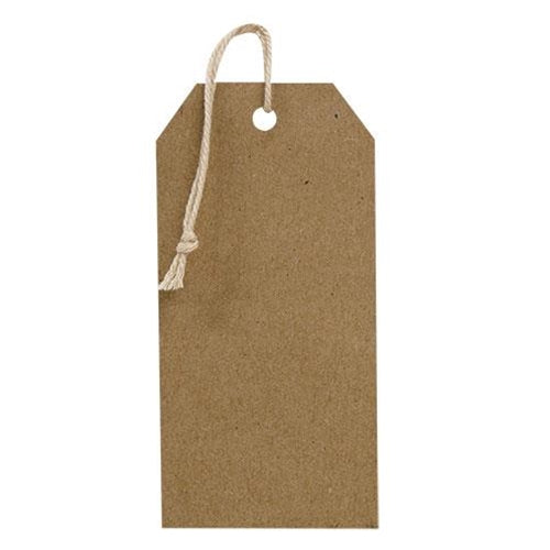 Large Kraft Paper String Tags (6 Pack)
