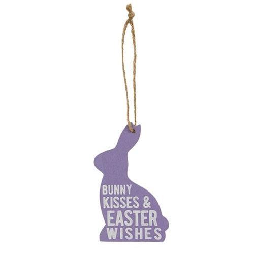 Bunny Words Wooden Ornaments (Set of 3)