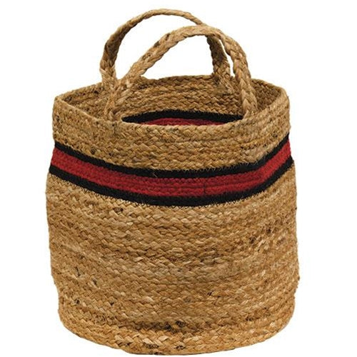 Bold Striped Jute Containers (Set of 3)