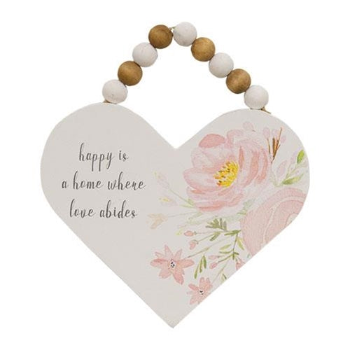 Together We Make A Family Wood Heart Ornament  (3 Count Assortment)