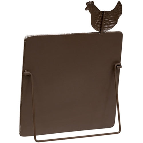 Farmhouse Chicken Chalkboard Easel