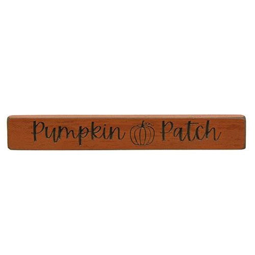 Pumpkin Patch Engraved Block - 12"