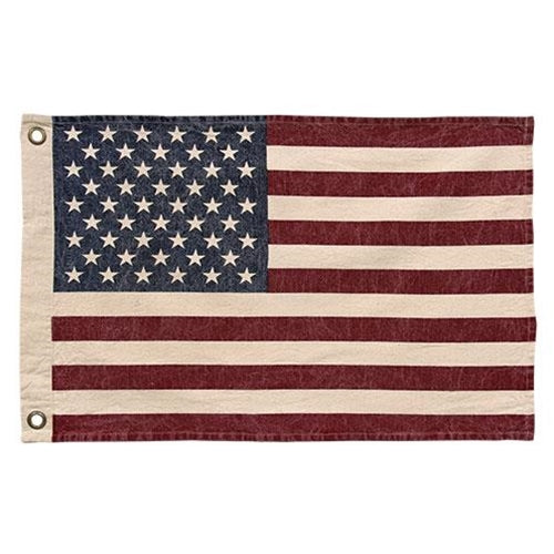 Stonewashed American Flag - 17"x28"