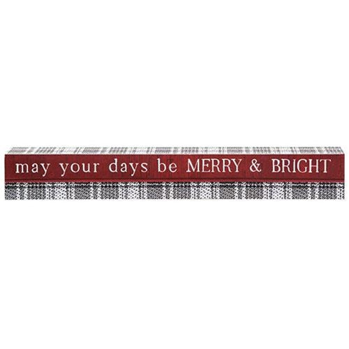 Love You to the North Pole/ May Your Days Be Merry Sign  (2 Count Assortment)