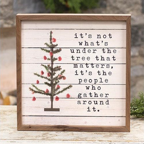 Under the Tree Framed Print - 12"