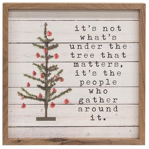 Under the Tree Framed Print - 12"