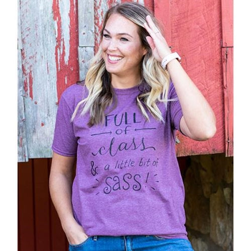 Full of Class & A Little Bit of Sass T-Shirt - Small