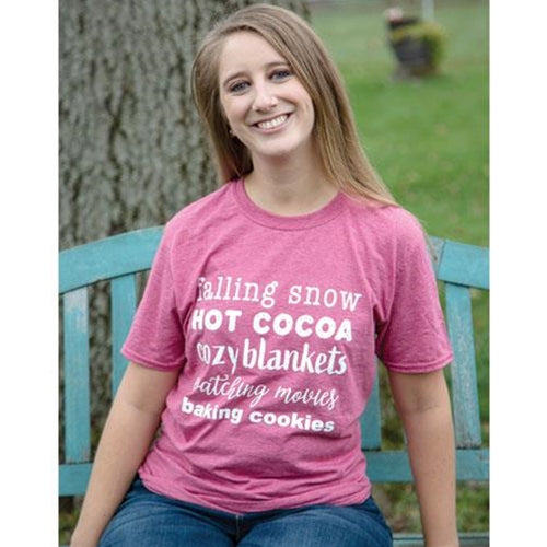 Falling Snow T-Shirt - Small
